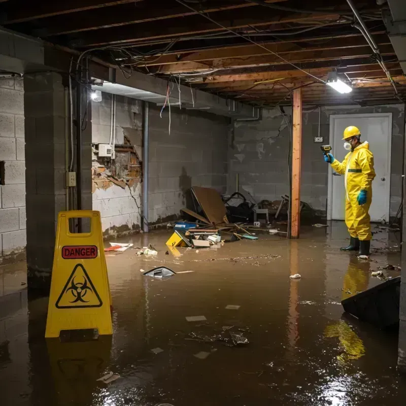 Flooded Basement Electrical Hazard in Parker, CO Property